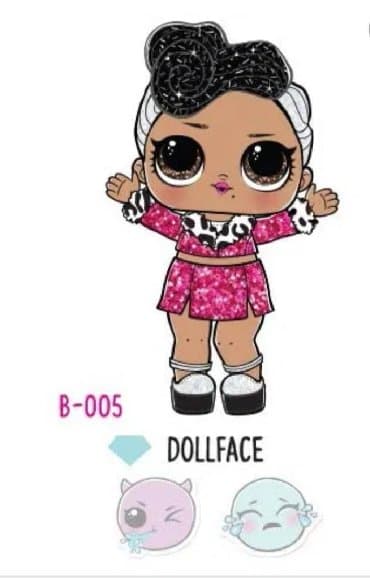 mapa blaga za decu: Lol suprise original lutka bling serija dollface.  — 3