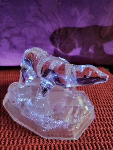kristalne plafonjere: Figura kristal,led kristal d'Argues Francuska,rucni rad iz 70,80ih — 6