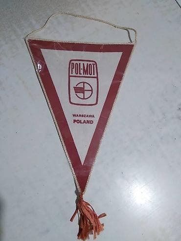Zastavica Polmot (Fabrika automobila) Poljska 15 cm.polovna