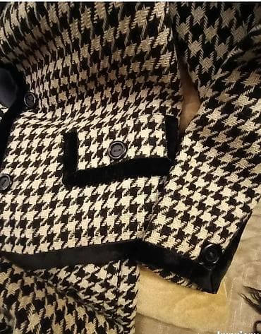 legend kompleti: Damski kostim (sako + suknja) S/M u klasičnom pepito/houndstooth — 4