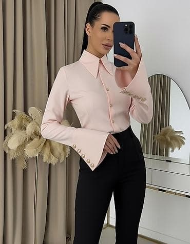 bluze hm: 🔥Elegantna ženska košulja sa naglašenim manžetnama
✅2300 din — 3