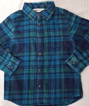 pepco za decake: H&M, Dug rukav, Karirano, 98-104 — 2