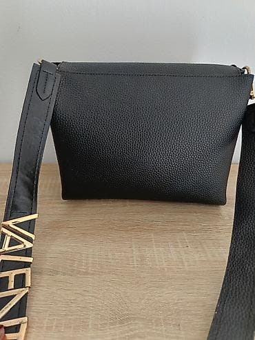 armani torbe: Valentino torba preko ramena - Model: crna kožna crossbody/shoulder — 2