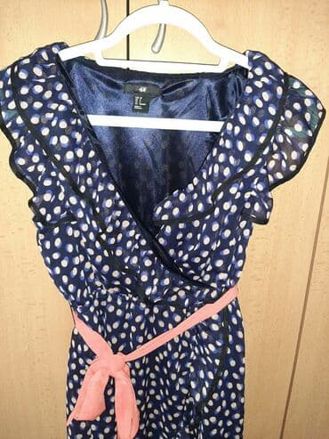 zara helanke sa slicem: H&M M (EU 38), bоја - Tamnoplava, Na bretele — 4
