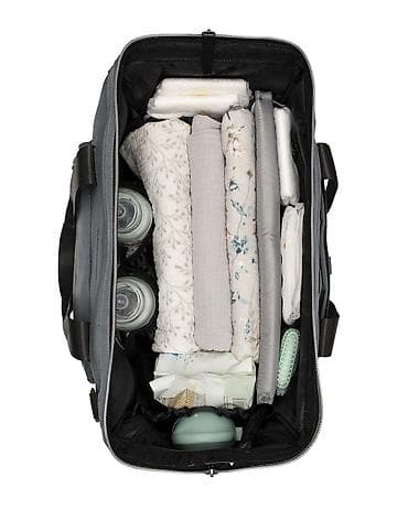 putna torba sa tockicima: KikkaBoo Torba za mame Maxi premium grey – elegantna i funkcionalna — 8