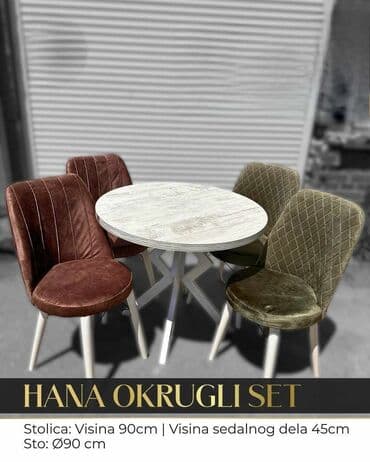 trpezarijski sto za 8 osoba dimenzije: 05. Set
270e — 14
