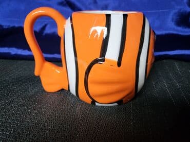 Ostalo posuđe: Solja nova riba klovn. Nova keramicka solja,rucno oslikana pa — 5