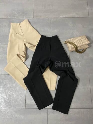 zara zenski kompleti sako i pantalone: New,,Cigaret Zara’’PantsVelicine:36/38/40/42/44/46 Boje:Teget Crna — 1