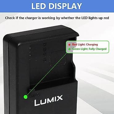 stikeri za telefon: Punjač baterija LUMIX DE-A98 / DE-A98B - Namenjen za punjenje Li-ion — 2