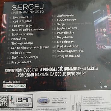 bela lađa final episode date: SERGEJ – Live in Arena 2010 (DVD) - Izdanje: City Records, 2011 - — 2