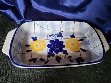 porcelanske solje: Pekac nov porcelanski iz 80,90ih.godina. Pekac,posuda vatrostalni — 6