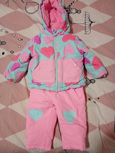 Dečiji zimski komplet – jakna i ski pantalone broj 80, može i 86 veći