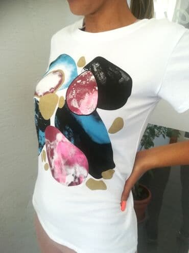 crop top c a: S (EU 36), Cotton, color - Multicolored — 2