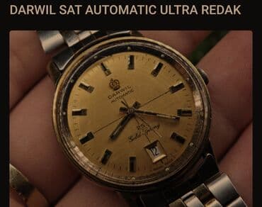 sat darwil 17 rubis cena: Darwil Automatic “Gold Spring” 25 – švajcarski ručni sat - Mehanički — 7