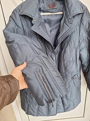 teddy kaput rozi: Zimska jakna JC Collection – veličina XL (EU 50) - Boja: tamno siva - — 4