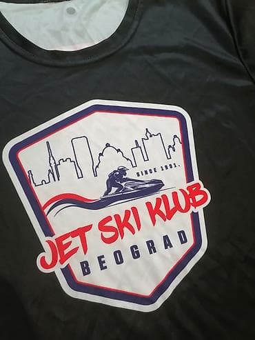 balenciaga triple s: Sportska majica – Jet Ski Klub Beograd - Crna kratkorukavna sportska — 6