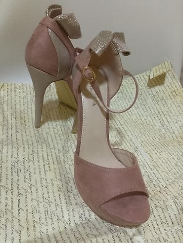 Pumps: Stileto potpetice,rose boja,Novo,velicina 40.Cena 1400 — 2