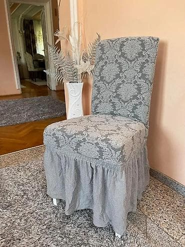polovne merdevine za bazene: Navlaka za stolicu sa suknjicom – elastična dekorativna presvlaka - — 1