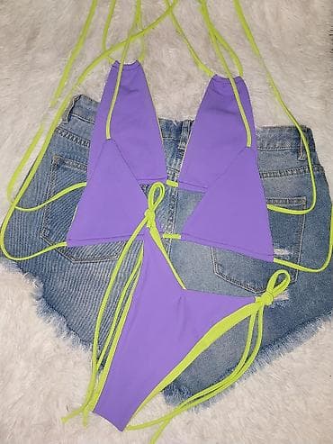 Dvodijelni kupaći kostim – trokutasti bikini - Model: klasični