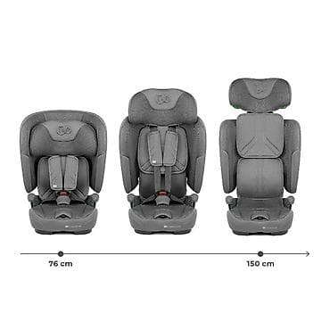 Kinderkraft autosedište FIX2GO i-Size 76–150 cm, siva (šifra