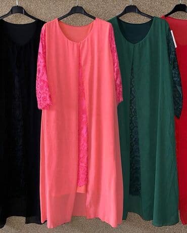 new yorker odeca: Amari 3XL, 4XL, 5XL, color - Red, Oversize, Long sleeves — 3