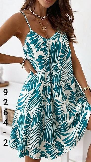Letnja haljina na tanke bretele Univerzalna veličina - Kroj