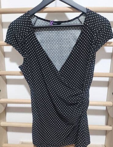tank top h m: S, Cotton, color - Black — 1
