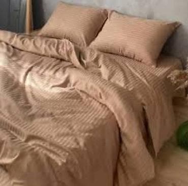 dupla stega: Damast posteljina za singl i bracni ležaj u više boja Materijal – — 1