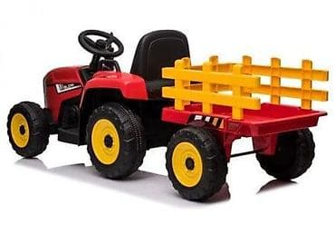 traktori za decu na gorivo: Traktor Model 261 na akumulator sa prikolicom – Crveni (šifra — 5