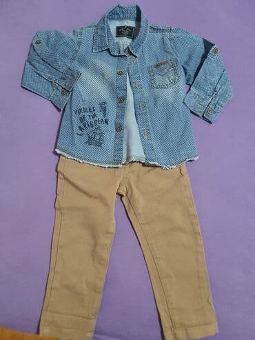 deciji kaputici za devojcice: Set: Shirt, Trousers, 92 — 1
