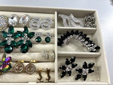 set cetkica: Set: Earrings, Material: Stainless steel — 7
