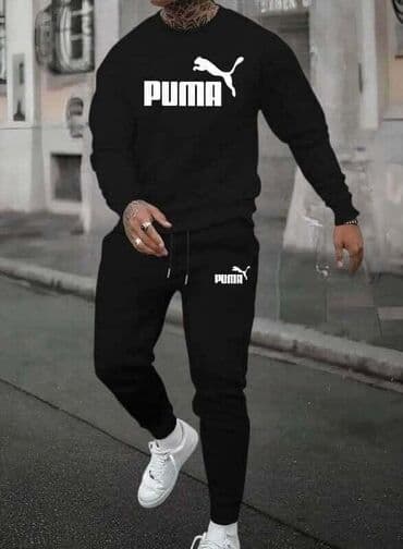 Komplet, 2XL, L, M, Puma, bоја - Crna, Pamuk