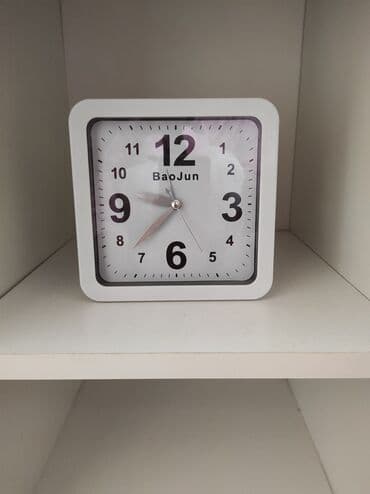 romanson satovi: Table clock, color - White — 1