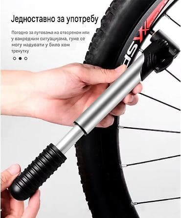 Dečiji bicikli: Nova mala lagana lako prenosiva pumpa. Postiže pritisak 70 PSI — 7