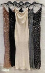 haljine sa visokim strukom: Svetlucava haljina ✨ Vel: UNIVERZALNA 🔥 Cena: 3300 din - Duga — 3