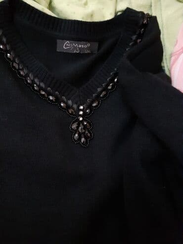 gerry weber nova kolekcija: Crni dzemperic kao nov L/Xl br — 2