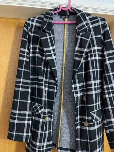 L (EU 40), Cotton, Plaid