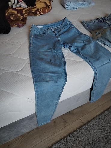 cargo pantalone: Komplet ženskih farmerki – 4 para - Modeli: klasične uske/slim — 9