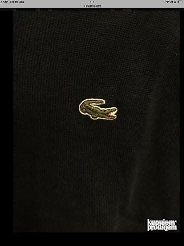 laneni sorc muski: Prsluk Lacoste, bоја - Crna — 9