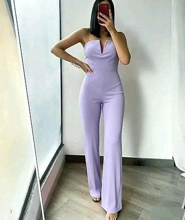 komplet za starije zene: Elegantni ženski kombinezon bez bretela - Kroj: uska silueta koja — 3