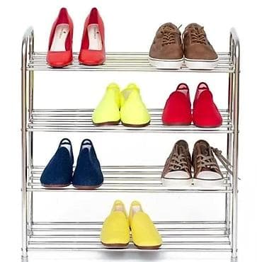 forma ideale namestaj: 04. Polica za obuću inox Prenosivi cipelarnik od nerdjajućeg metala — 5