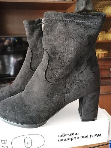 opposite shoes: High boots, 39, color - Black — 1