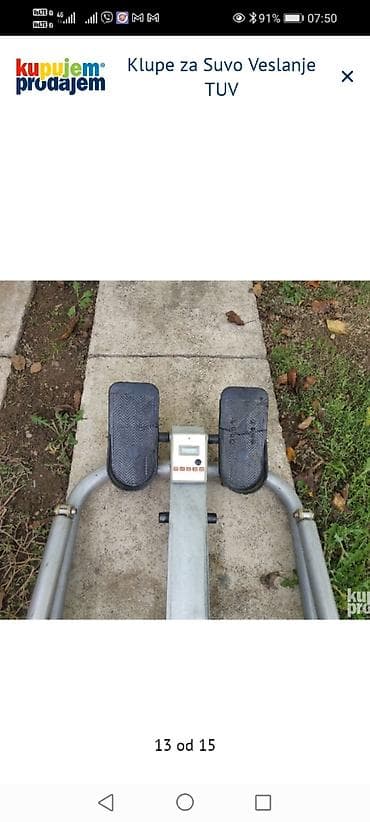sat na navijanje: Klupe za suvo veslanje TUV - Sprava za veslanje (rowing machine) sa — 7