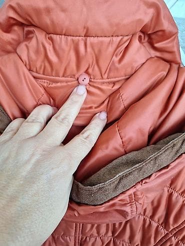 southpole jakna: Ženska zimska jakna, veličina M. - Boja: topla narandžasta/terakota — 3