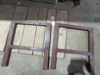 balkonski sto: Sto za slave,veselja i slično,drveni-rasklopiv, debljina 3 cm širina — 6