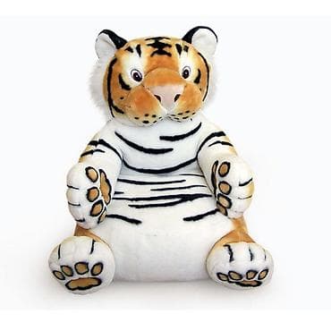 Plišana stolica – tigar - Udobna, mekana foteljica u obliku tigra