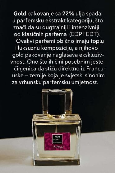 Gold parfemski ekstrakt – premium mirisi sa 22% ulja - Kategorija