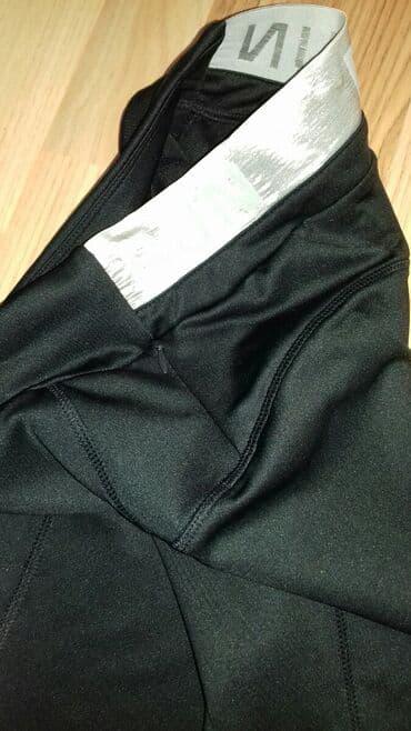 push up helanke: S (EU 36), Lycra, color - Black, Single-colored — 4