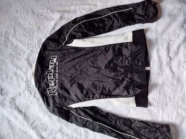 Donji delovi trenerke: Jakna za prelazni period, Najlon, S, bоја - Crna — 2