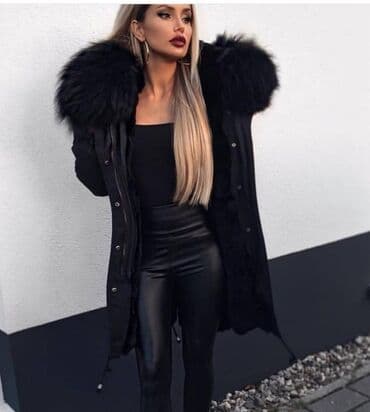 Parkas: Parka iznutra postavljene krznom Extra model Nošena jednu sezonu — 3